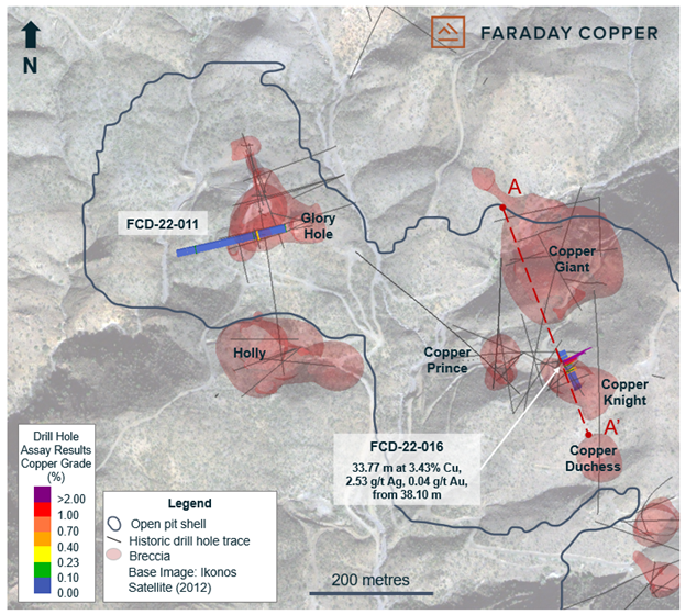 Faraday Copper Corp., Monday, January 30, 2023, Press release picture