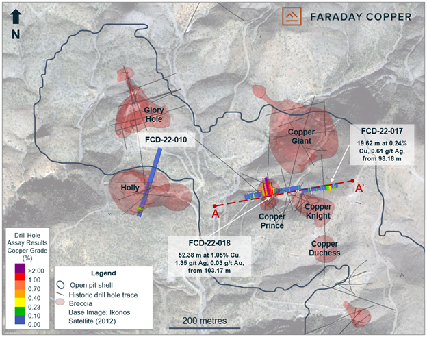 Faraday Copper Corp., Thursday, February 23, 2023, Press release picture