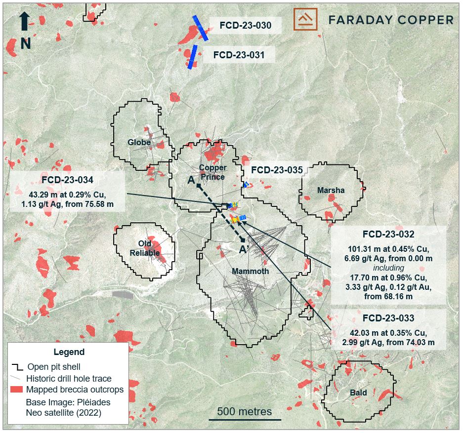 Faraday Copper Corp., Wednesday, July 12, 2023, Press release picture